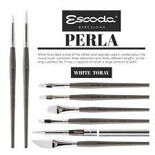 SET ESCODA PERLA 4 PINZELLS 6-12-1/2-1/4 | 8426296912001 | 7891200PE | Llibreria La Gralla | Llibreria online de Granollers