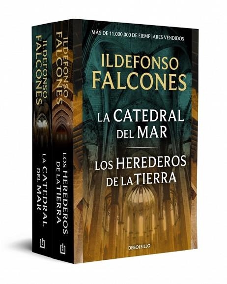 ILDEFONSO FALCONES (EDICIÓN PACK CON: LA CATEDRAL DEL MAR | LOS HEREDEROS DE LA TIERRA | 9788466381963 | FALCONES, ILDEFONSO | Llibreria La Gralla | Llibreria online de Granollers