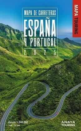 MAPA DE CARRETERAS DE ESPAÑA Y PORTUGAL 1:340.000, 2025 | 9788491588610 | VVAA | Llibreria La Gralla | Llibreria online de Granollers