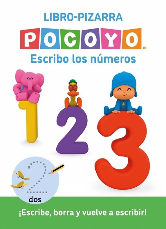 POCOYÓ. LECTOESCRITURA - ESCRIBO LOS NÚMEROS (LIBRO-PIZARRA) | 9788448869977 | ANIMAJ | Llibreria La Gralla | Llibreria online de Granollers