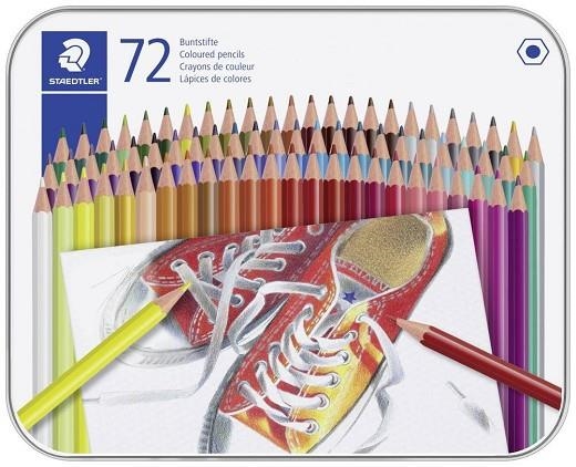 COLORS 72 UN STAEDTLER HEXAGONAL CAIXA METALL | 4007817048313 | 175 M72 | Llibreria La Gralla | Librería online de Granollers