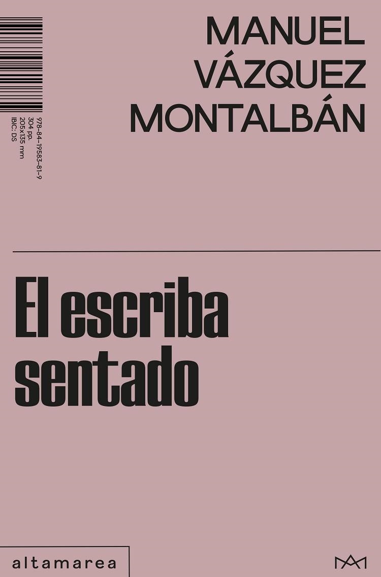 ESCRIBA SENTADO, EL | 9788419583819 | VÁZQUEZ MONTALBÁN, MANUEL | Llibreria La Gralla | Llibreria online de Granollers