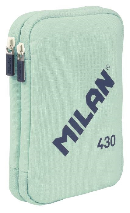 PLUMIER DOS PISOS CONTINGUT MILAN 430 VERD | 8411574110798 | 01276SNCGR | Llibreria La Gralla | Librería online de Granollers