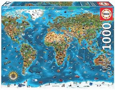 PUZZLE 1000  MARAVILLAS DEL MUNDO | 8412668190221 | EDUCA | Llibreria La Gralla | Librería online de Granollers