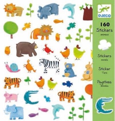 ANIMALES. 160 STICKERS DJECO | 3070900088412 | Llibreria La Gralla | Llibreria online de Granollers