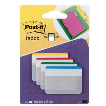 MARCAPAGINES POST-IT INDEX RIGID DISP 4 COLORS 51X38MM | 051131973442 | 3M686F1EU | Llibreria La Gralla | Llibreria online de Granollers