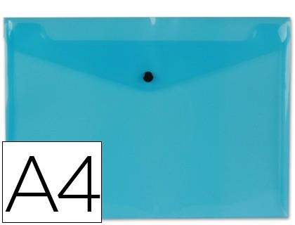 CARPETA PLASTIC BLAU TRANSPARENT | BEA3404A | Llibreria La Gralla | Llibreria online de Granollers